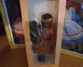 Apache Indian Doll with Baby, in Original Box