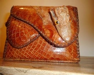 Vintage Alligator Purse