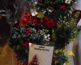 Floral, Berries. Foliage, Picks