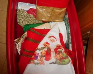 Tree Skirts, Runners, Table Clothes
