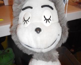 GRINCH..2 Faced Stuffed Animal