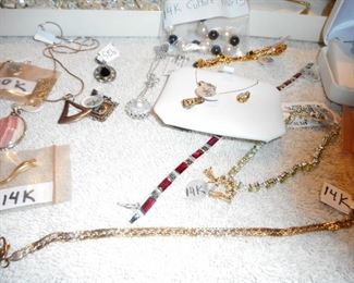 14-10 K Estate Jewelry