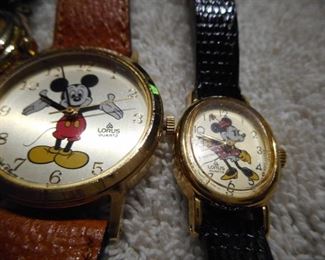 Lorus Mickey Mouse,, Rare Lorus Minnie Mouse Watch!
