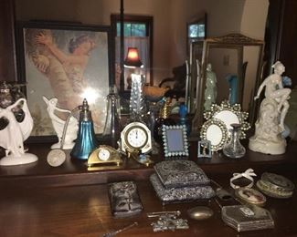 Antique and Vintage Ladies Dresser Accessories