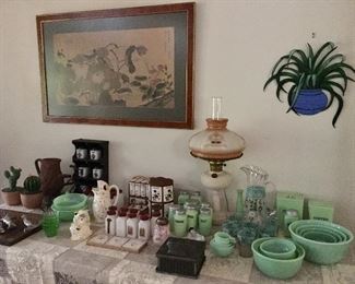 Vintage Kitchen Ware including McKee, Griffith, Jadeite