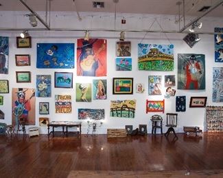 Big wall of art!
