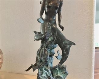  Bronze and marble sculpture 