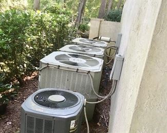 HVAC units (for sale but cannot be removed at this time since the house is still occupied)