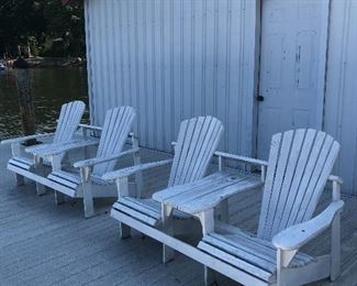  Adirondack style chairs 