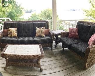 Rattan porch furniture 