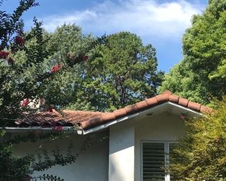  Mediterranean style terra-cotta roof tiles ( for sale but must be removed at a later date)