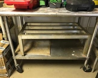 Work station  stainless table 