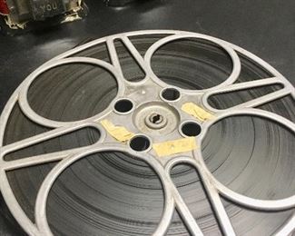 Large vintage movie reel