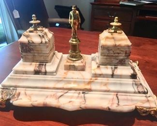 Marble desk set