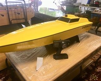 5 ft. long remote controlled boat