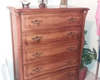 French Provencial Chest of Drawers