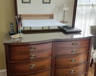 Matching style Federal style dresser (tons of storage) All wood. $130