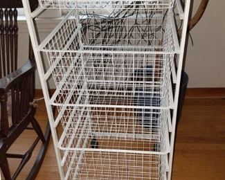 Elfa mesh start-a-stack rack