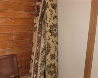 4 very nice  room size rugs (well kept)- machine made