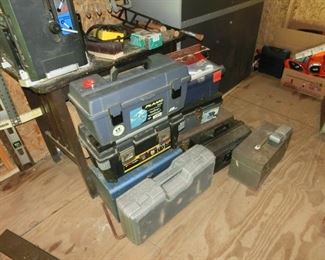 8 Toolboxes full of old Hand Tools