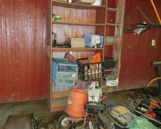 Outbuilding w/ Tools and Garden Items