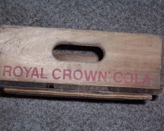 VINTAGE ROYAL CROWN COLA WOOD CASE