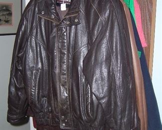 LEATHER COATS AND OTHER JACKETS