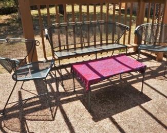 Metal patio furniture