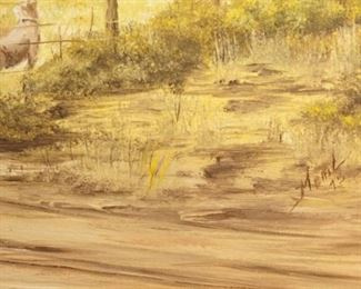 Landscape painting by Meril Knight, New Braunfels