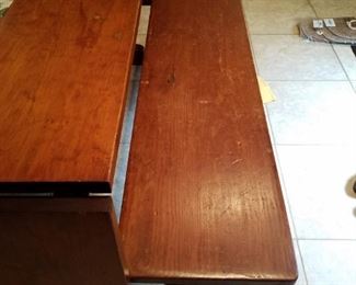 Trestle table bench