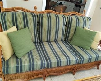 Beautiful rattan sofa