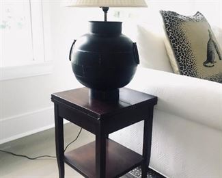 Pair of Lewis Mittman Side Stands / They Open in Center