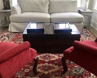 Wool Carpet 8 x 10 and Misc Furnishings