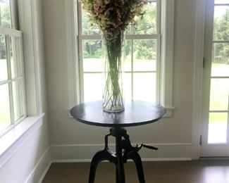 Rockwell Metal Adjustable Cafe Table from Four Hands