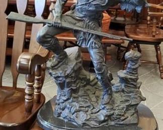 C.M. Russell Bronze Sculpture