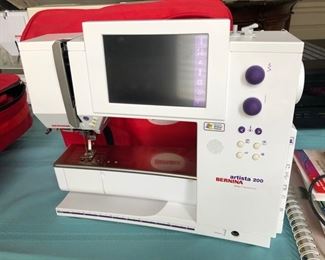 Bernina Artista 200 sewing machine with accessories.....