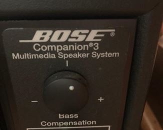 Bose Companion 3 computer speaker system