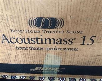 Bose Home Theater Acoustimass 15 speaker system.....