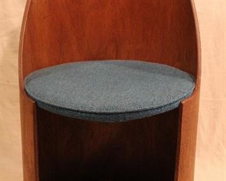 Vintage mid century mahogany bent plywood chair