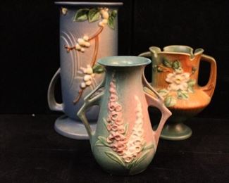 Roseville Pottery vases