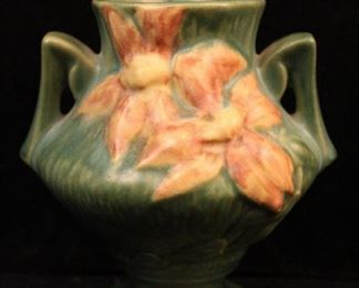Roseville Pottery Clematis vase #188-6