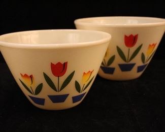 Vintage Fire King mixing bowls