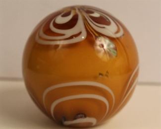 Murano style glass paperweight