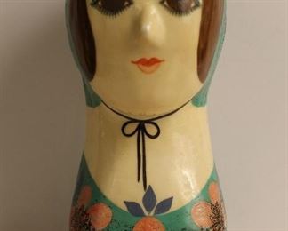 Gemma Taccogna paper mache folk art  bust