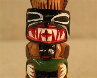 Raymond Williams (1933-1988) carved totem pole