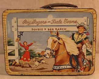 Vintage Roy Rogers metal lunch box