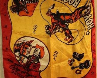 Vintage Roy Rogers printed scarf