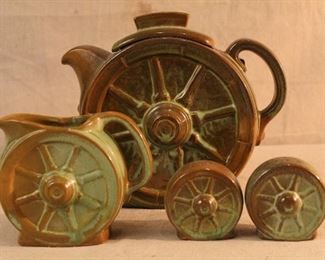 Vintage Frankoma wagon wheel pottery