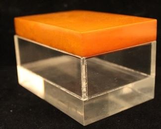 Art Deco bakelite desk box