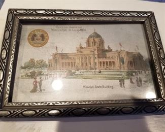 Antique postcard souvenier from World Fair in St. Louis